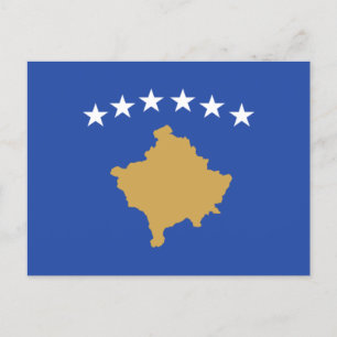 Flag of Kosovo Postcard