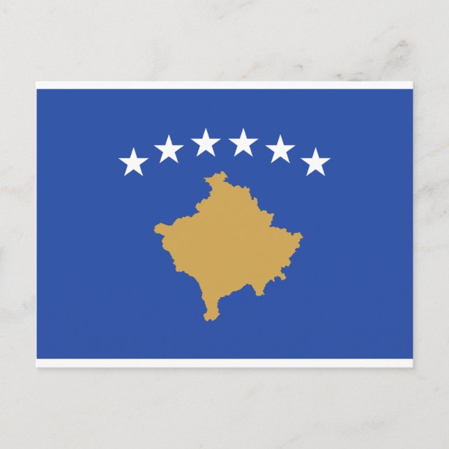 Flag_of_Kosovo Postcard (Front)