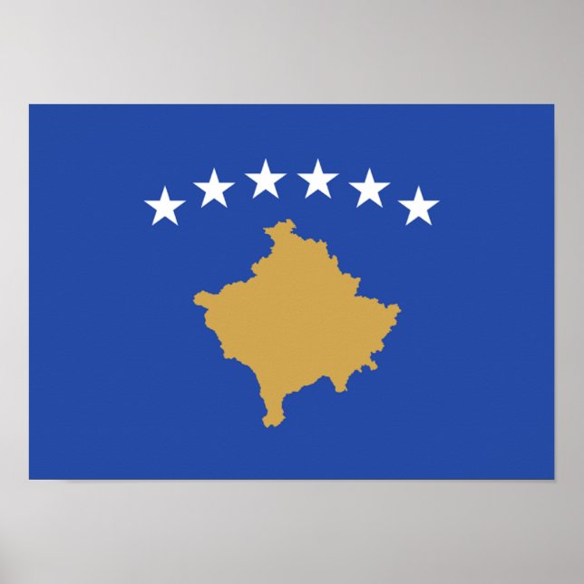 Flag of Kosovo Poster (Front)