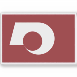 Flag of Kumamoto Prefecture, Japan 