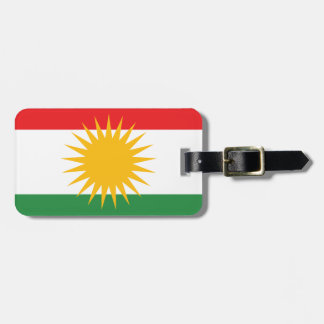 Flag of Kurdistan (Alay Kurdistan or Alaya Rengîn) Luggage Tag