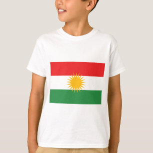 Flag of Kurdistan (Alay Kurdistan or Alaya Rengîn) T-Shirt