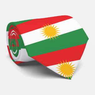 Flag of Kurdistan (Alay Kurdistan or Alaya Rengîn) Tie