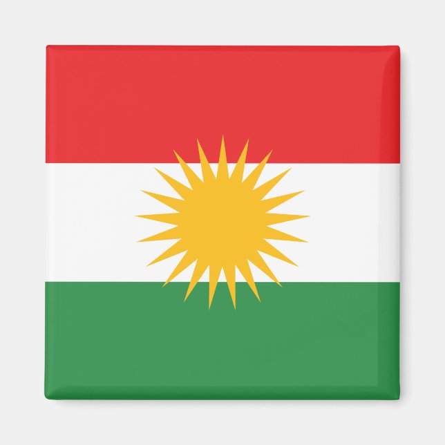 Flag of Kurdistan Magnet (Front)