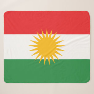 Flag of Kurdistan Sherpa Blanket