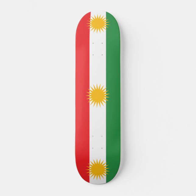 Flag of Kurdistan Skateboard (Front)