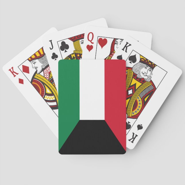 Flag of Kuwait Playing Cards (Back)