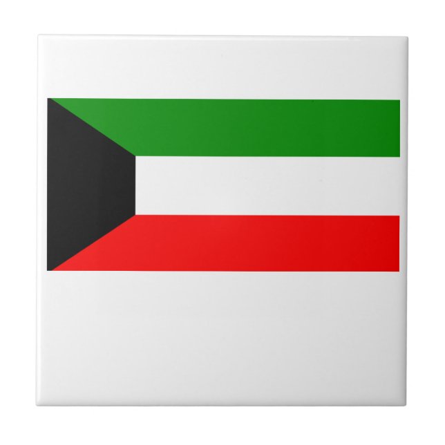 Flag of Kuwait Tile (Front)