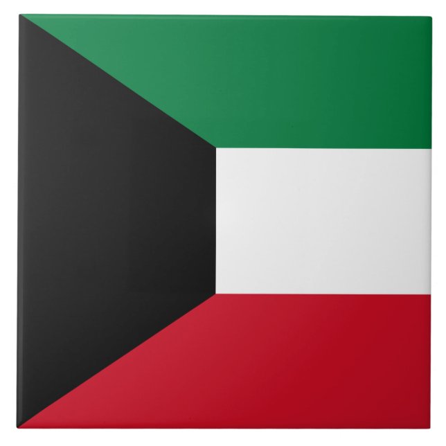 Flag of Kuwait Tile (Front)