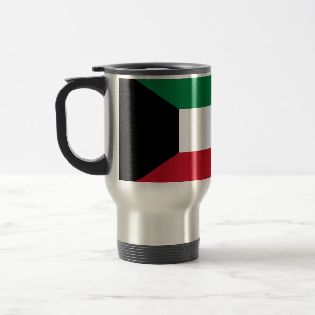 Flag of Kuwait Travel/Commuter Mug (Left)