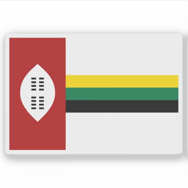 Flag of KwaZulu (1977-1985), Rep. of South Africa (Front)