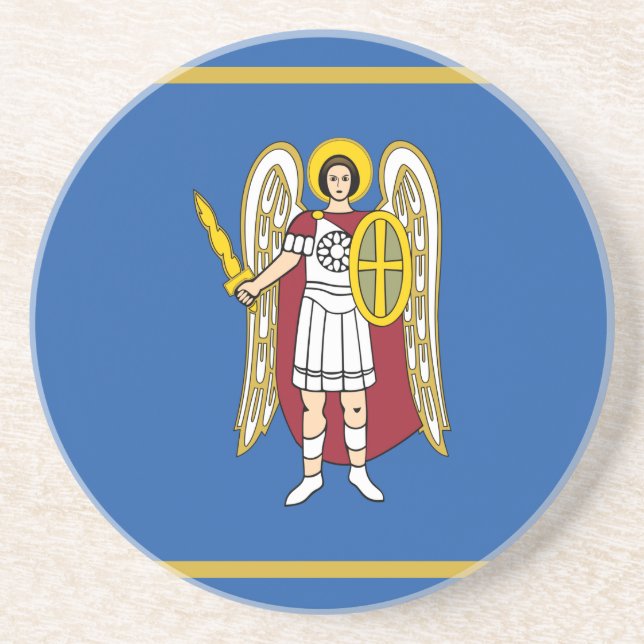 Flag of Kyiv Coaster (Front)