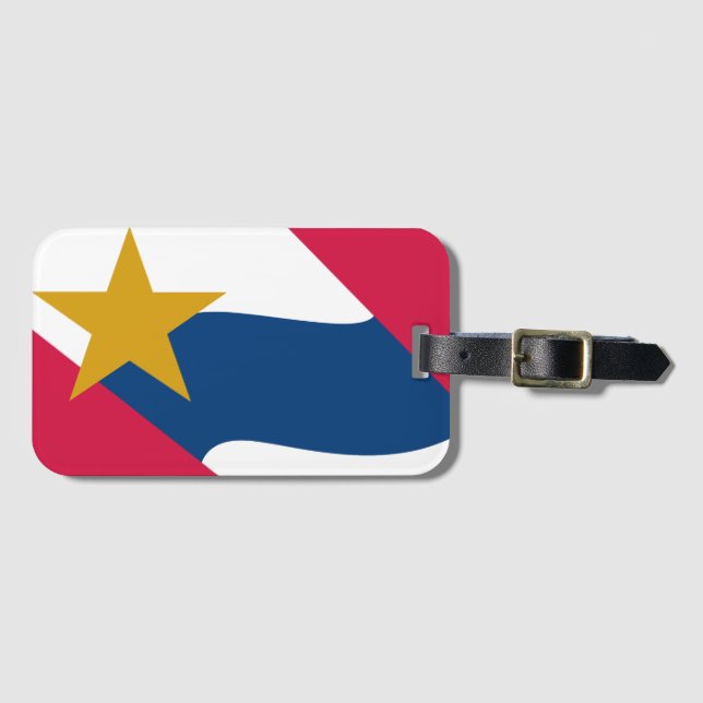 Flag of Lafayette, Indiana Luggage Tag (Front Horizontal)