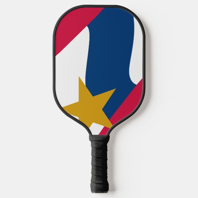 Flag of Lafayette, Indiana Pickleball Paddle (Front)