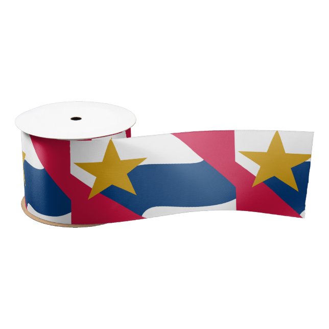 Flag of Lafayette, Indiana Satin Ribbon (Spool)