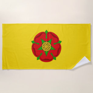 Flag of Lancashire Beach Towel