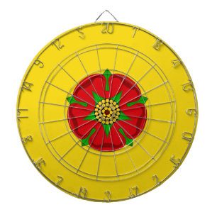 Flag of Lancashire Dartboard