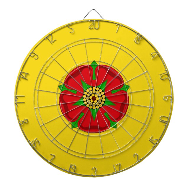 Flag of Lancashire Dartboard (Front)
