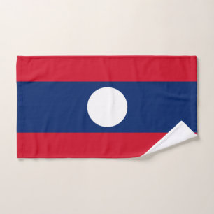Flag of Laos Hand Towel