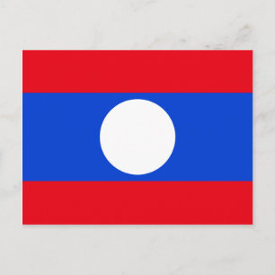 Flag of Laos Postcard