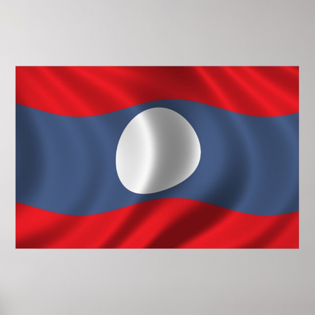 Flag of Laos Poster (Front)