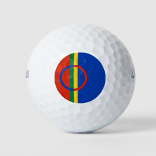Flag of Lapland (Christmas) (Sami) (Laplander) Golf Balls