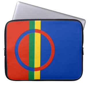 Flag of Lapland (Christmas) (Sami) (Laplander) Laptop Sleeve