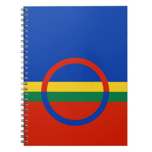 Flag of Lapland (Christmas) (Sami) (Laplander) Notebook