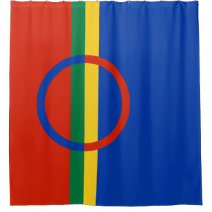 Flag of Lapland (Christmas) (Sami) (Laplander) Shower Curtain