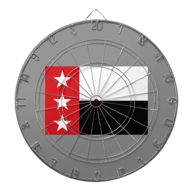 Flag of Laredo (Texas) Dartboard (Front)