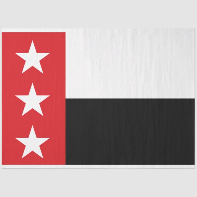 Flag of Laredo (Texas) Tissue Paper (Front)