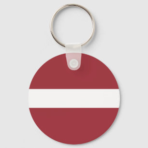Flag of Latvia Key Ring