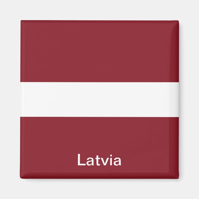 Flag of Latvia Magnet (Front)