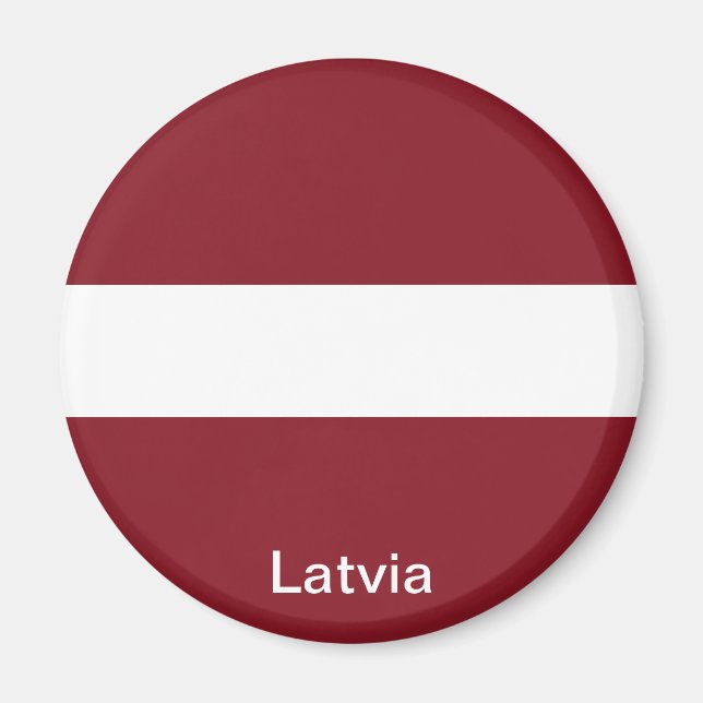 Flag of Latvia Magnet (Front)