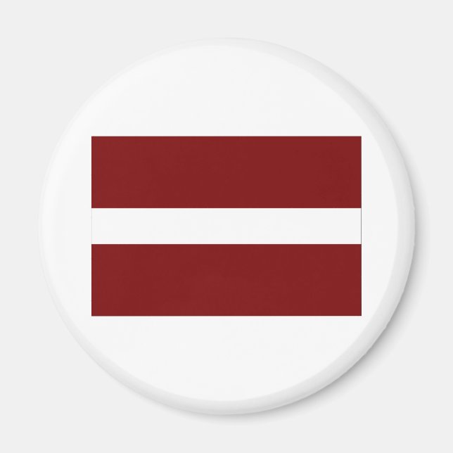 Flag of Latvia Magnet (Front)