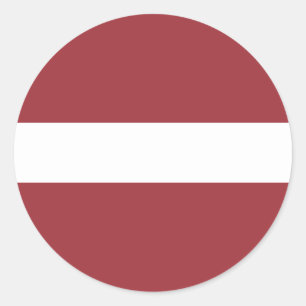 Flag of Latvia Sticker