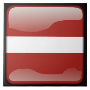 Flag of Latvia Tile