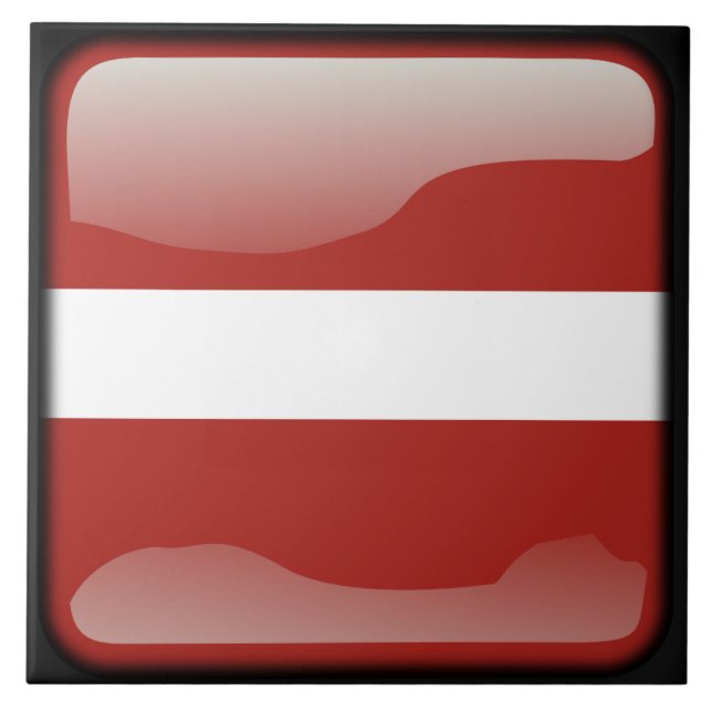 Flag of Latvia Tile (Front)