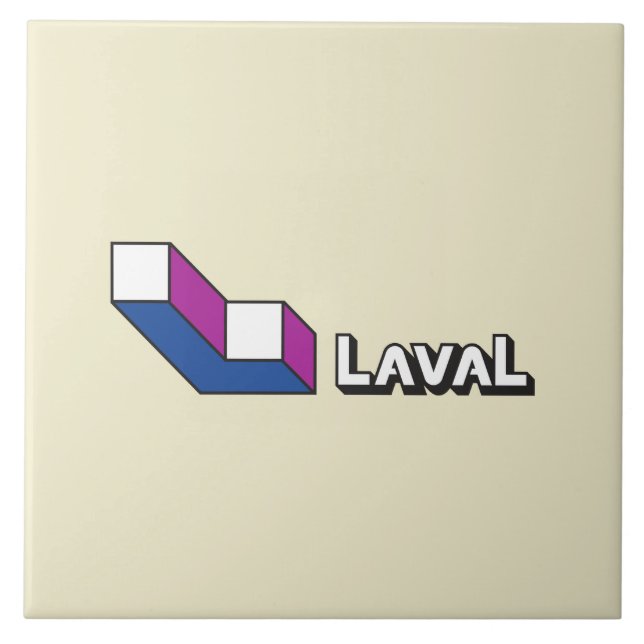 Flag of Laval (Quebec, Canada) Tile (Front)
