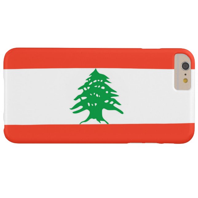 Flag of Lebanon Case-Mate iPhone Case (Back Horizontal)