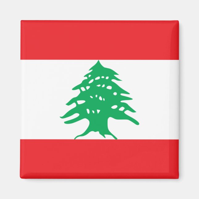Flag of Lebanon Magnet (Front)