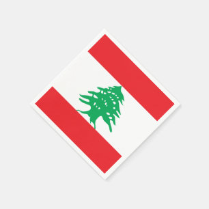 Flag of Lebanon Paper Napkins