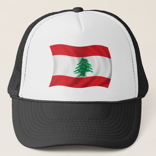 Flag of Lebanon Trucker Hat (Front)