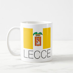 Flag of Lecce, Apulia (Italy) Coffee Mug