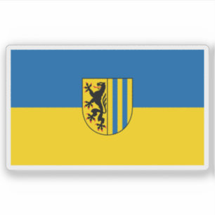 Flag of Leipzig, Germany