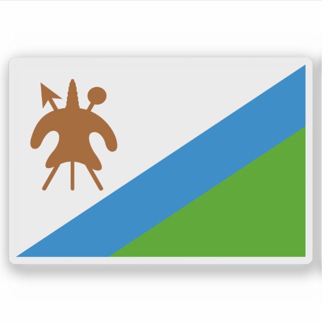 Flag of Lesotho (1987–2006) (Front)