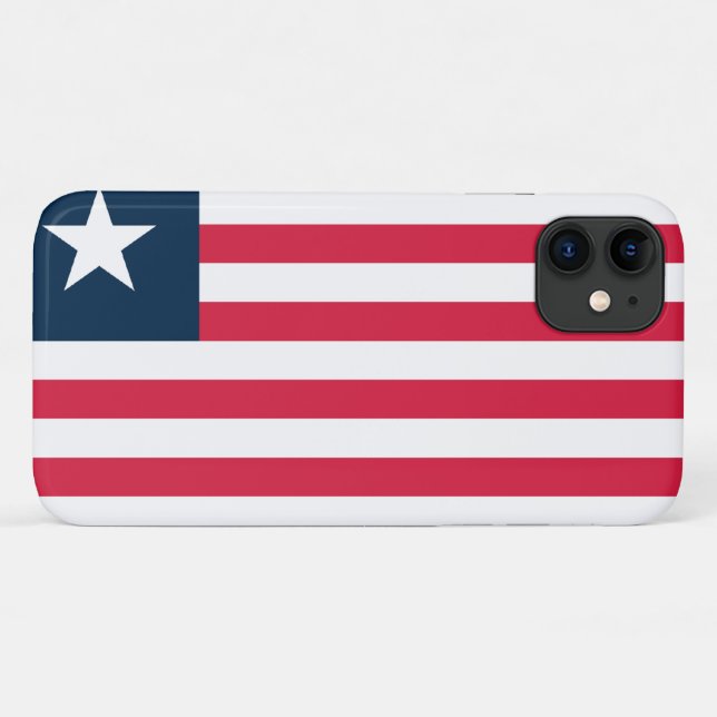Flag of Liberia Case-Mate iPhone Case (Back (Horizontal))