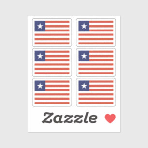 Flag of Liberia Collection pack of 6