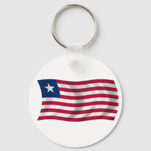 Flag of Liberia Key Ring