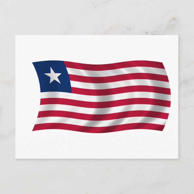 Flag of Liberia Postcard (Front)
